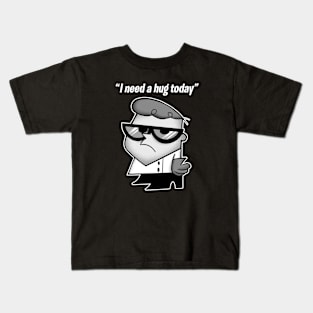 Dexter's Laboratory - I need a hug today Kids T-Shirt